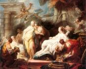 让 奥诺雷 弗拉戈纳尔 : Psyche showing her Sisters her Gifts from Cupid